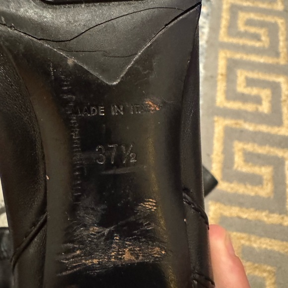 Chanel Black Lambskin Leather Over the Knee Boots - Picture 14 of 14